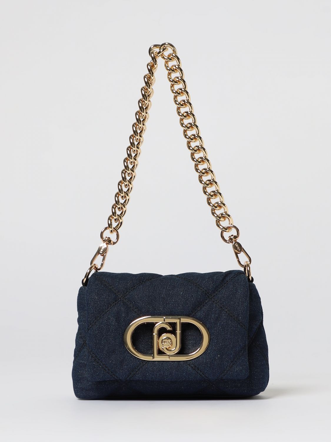 Liu •jo Shoulder Bag Liu Jo Woman Color Blue In Black
