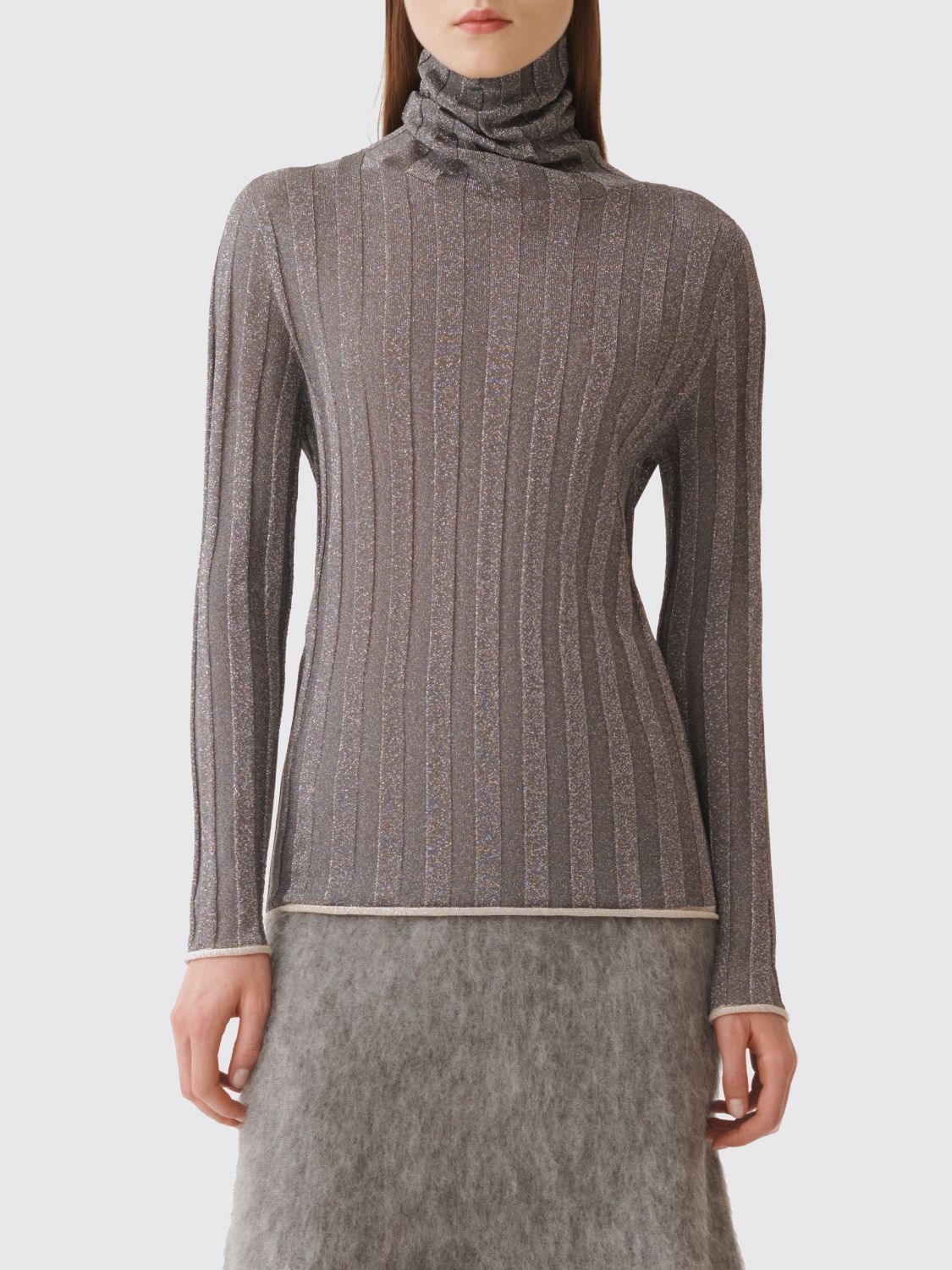 Fabiana Filippi Sweater  Woman Color Grey In Multi