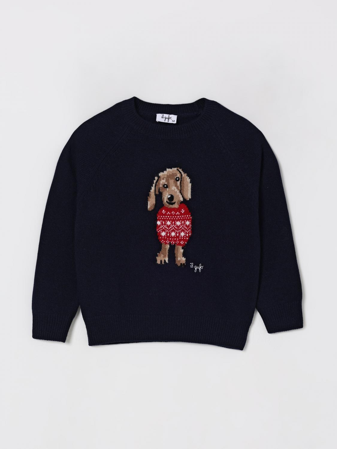 IL GUFO Pullover Kinder Farbe Blau