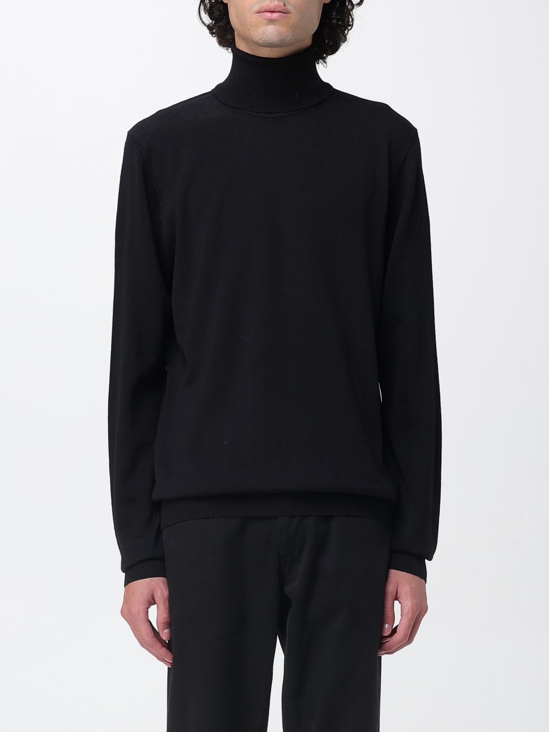 Hugo Boss Sweater Hugo Men Color Black In Black