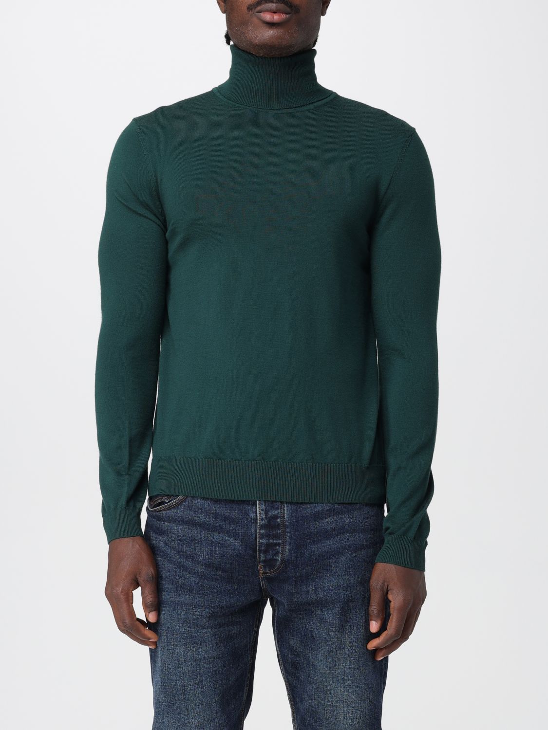 Hugo Boss Sweater Hugo Men Color Green In Green
