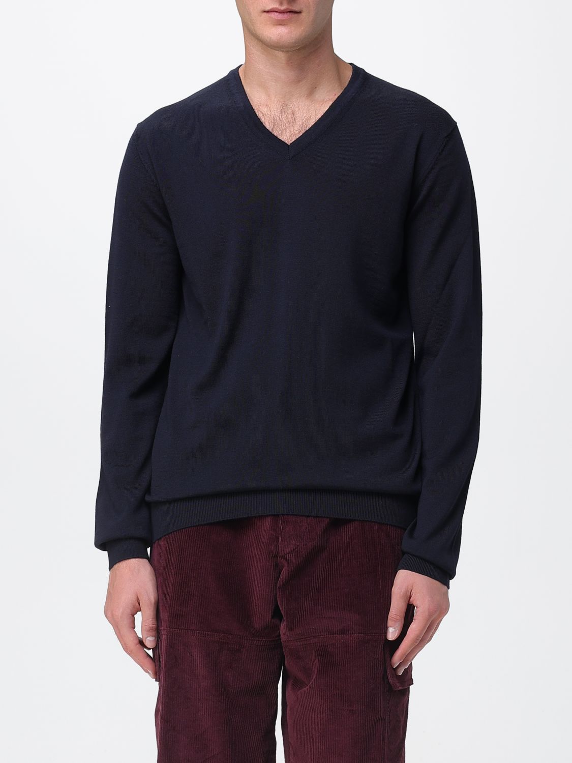 Hugo Boss Sweater Hugo Men Color Blue In Blue