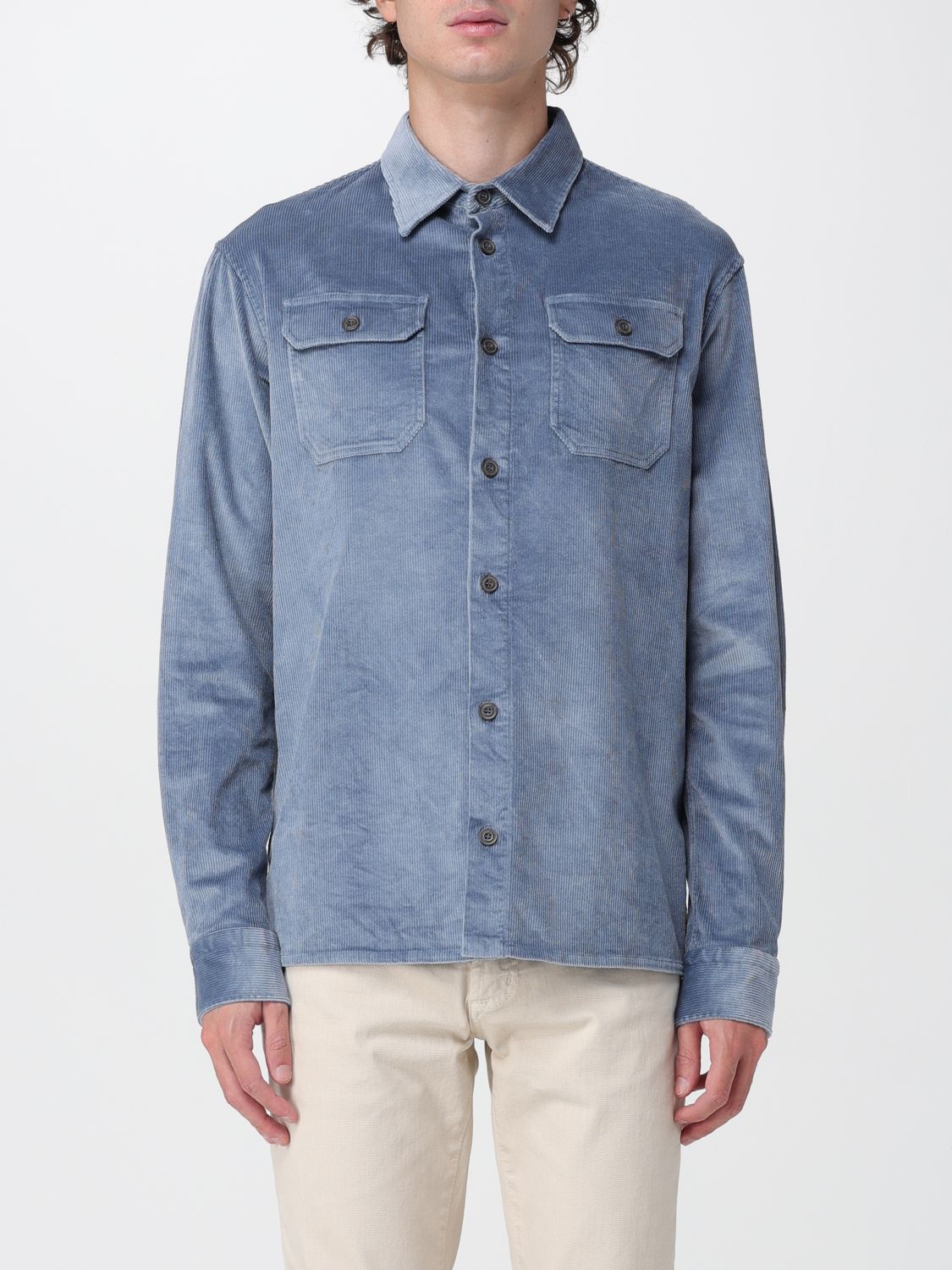 Paul & Shark Shirt  Men Color Sky Blue In Blue