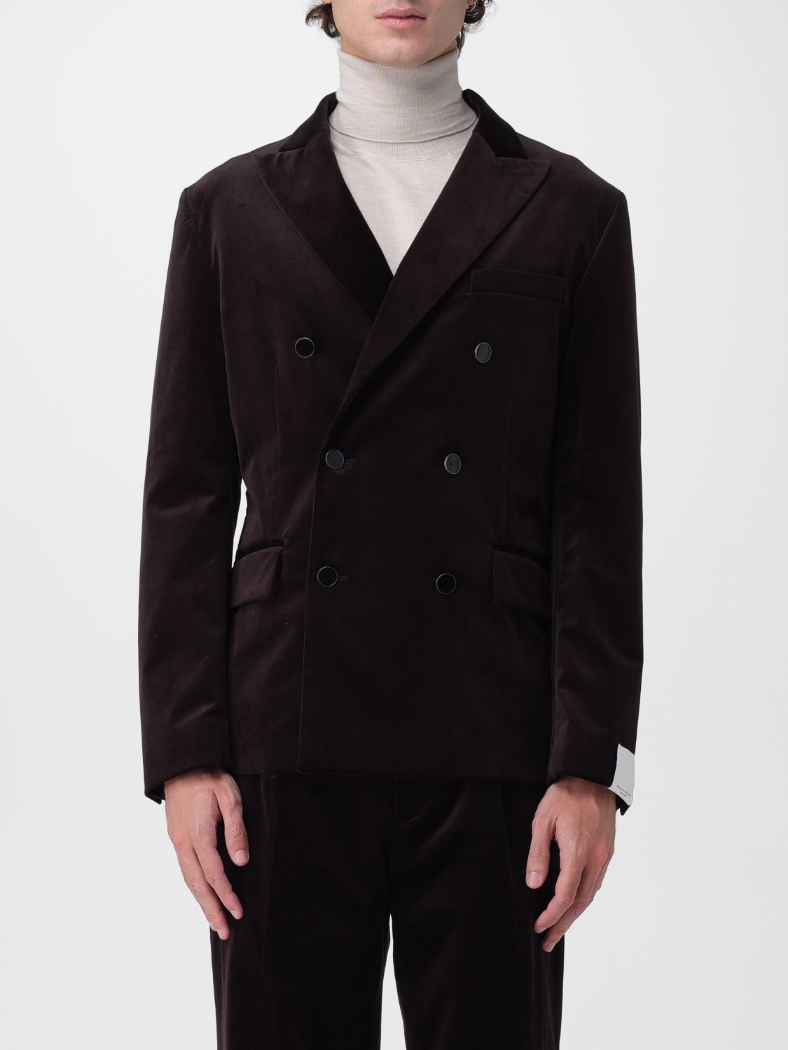 Paolo Pecora Blazer  Men Color Brown In Black