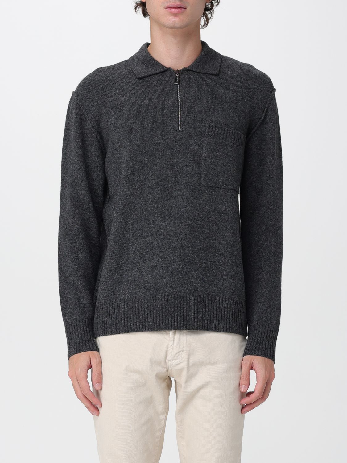 Paolo Pecora Sweater  Men Color Grey In Gray