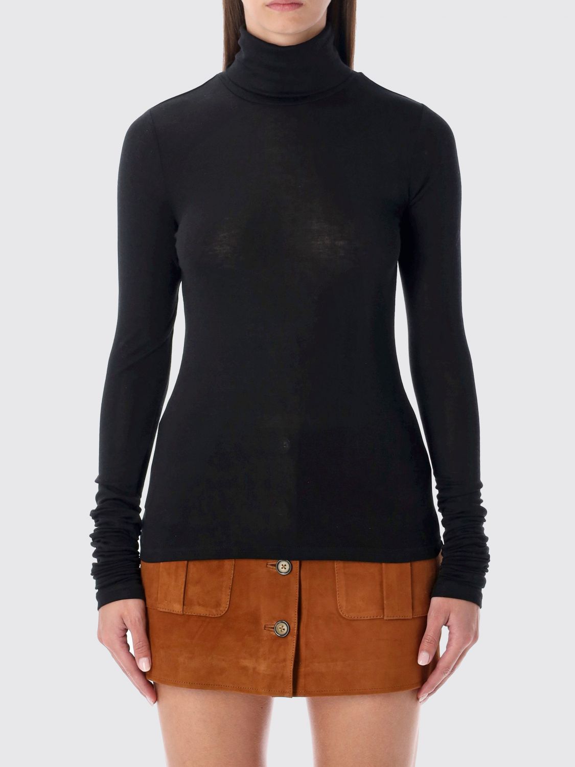 The Garment Top Woman Color Black In Black