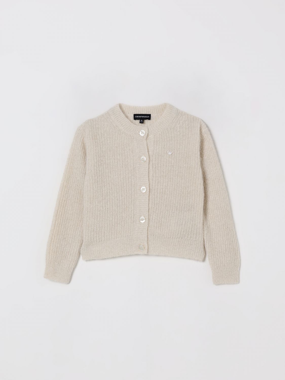 Emporio Armani Sweater Kids Color White In White