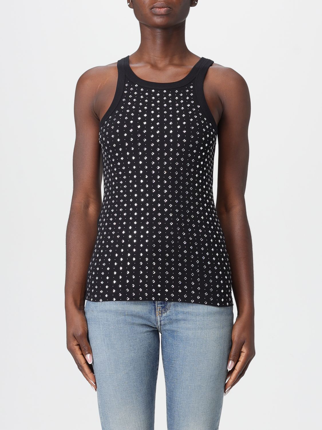 Pinko Tank Top In Black