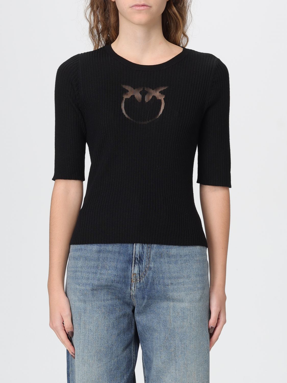 Pinko Sweater  Woman Color Black In Black