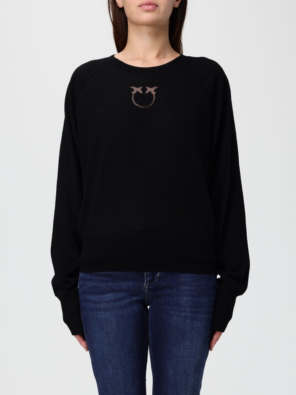 Pinko Sweater  Woman Color Black In Black