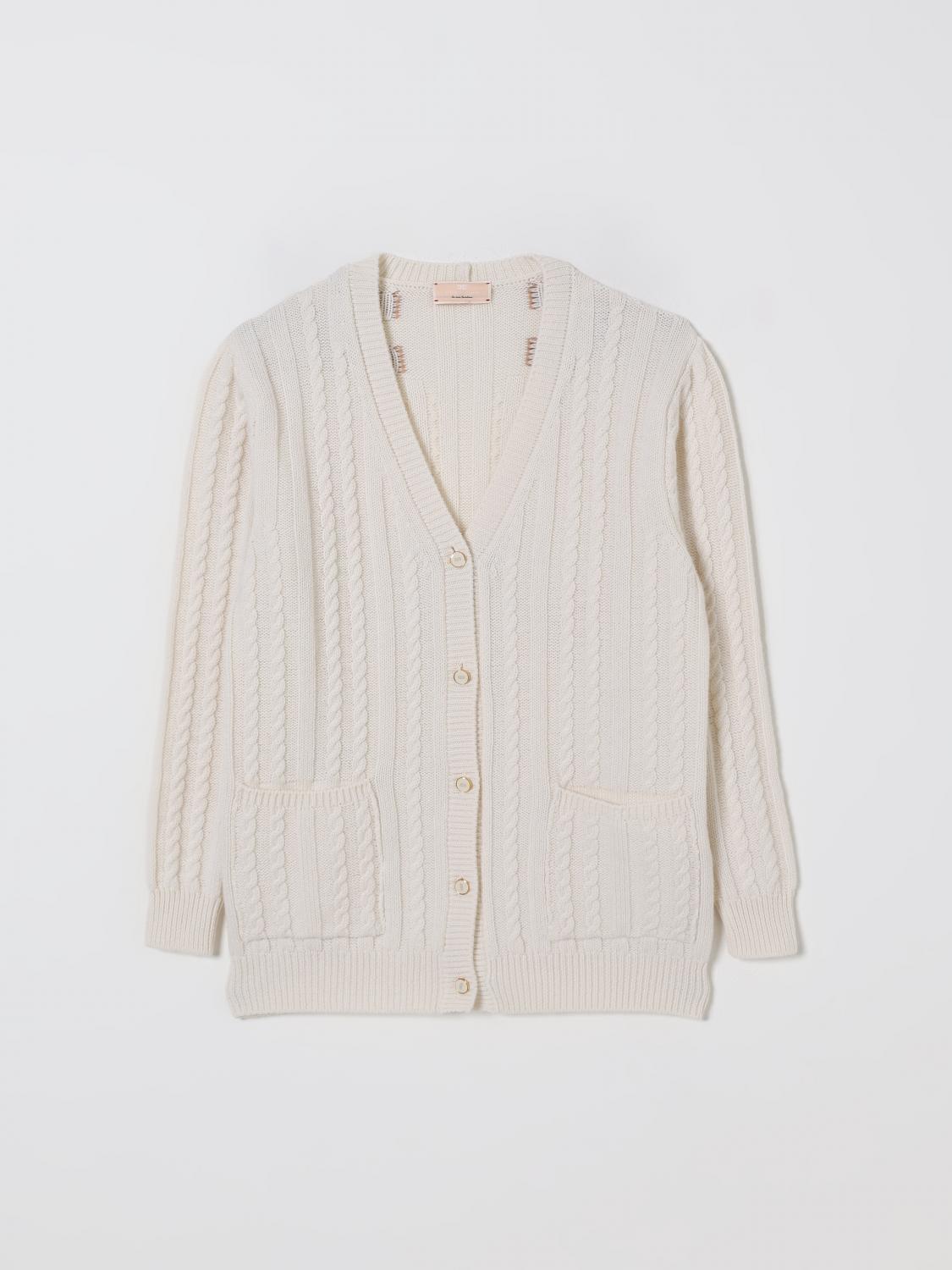 Elisabetta Franchi La Mia Bambina Sweater  Kids Color Milk In Neutral