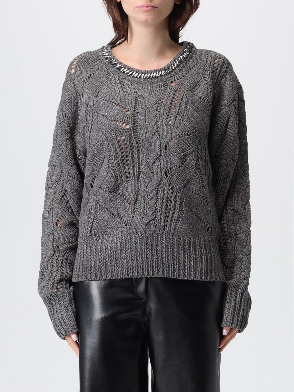 Liu •jo Sweatshirt Liu Jo Woman Color Grey In Gray