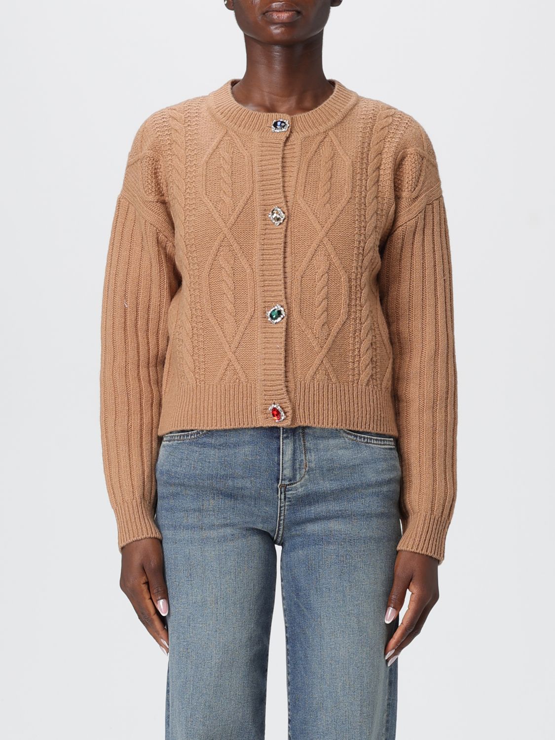 Liu •jo Sweatshirt Liu Jo Woman Color White In Yellow