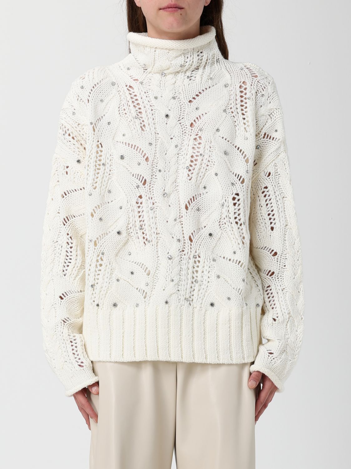 Liu •jo Sweatshirt Liu Jo Woman Color White In White