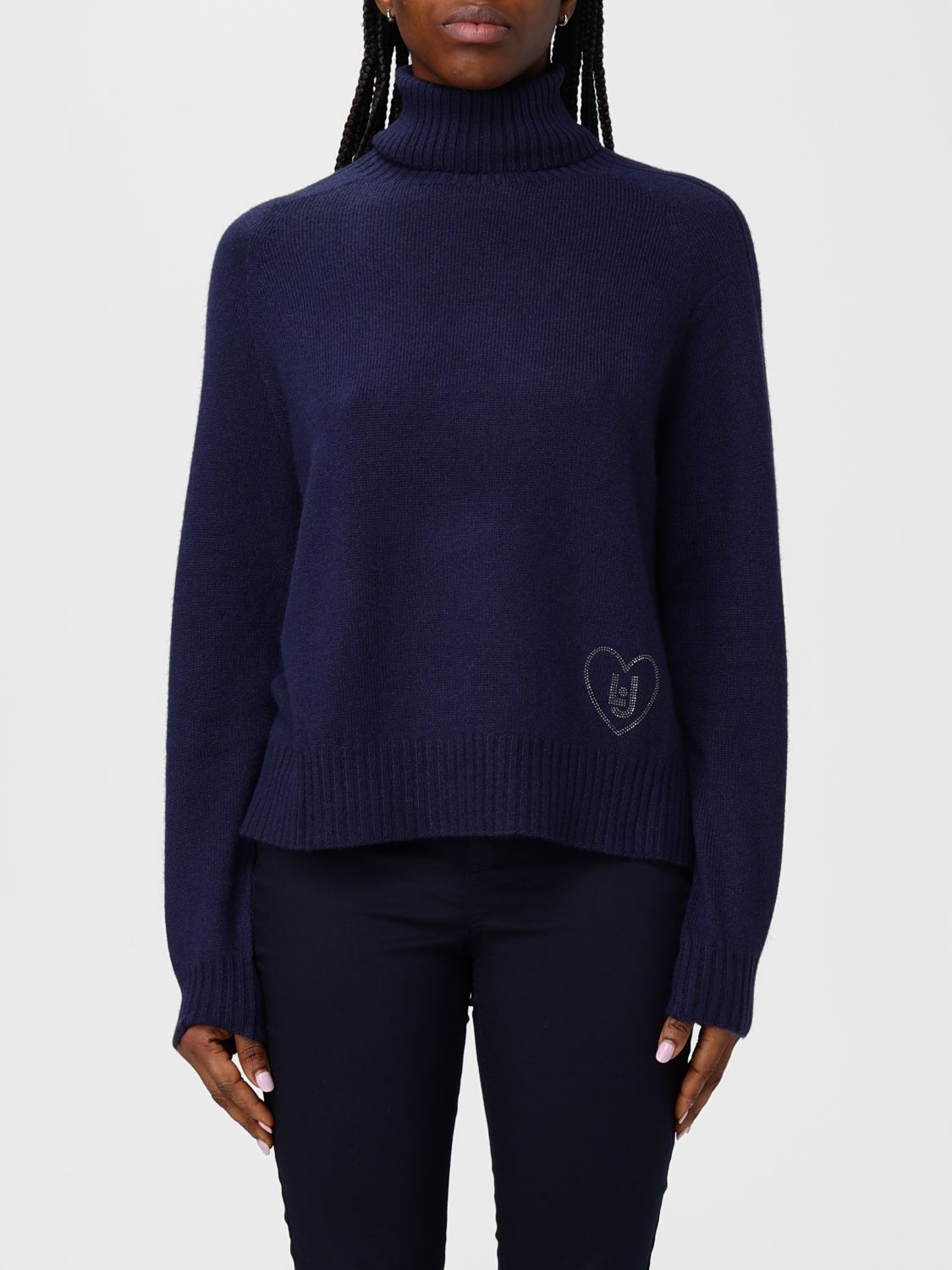 Liu •jo Sweater Liu Jo Woman Color Blue In Blue