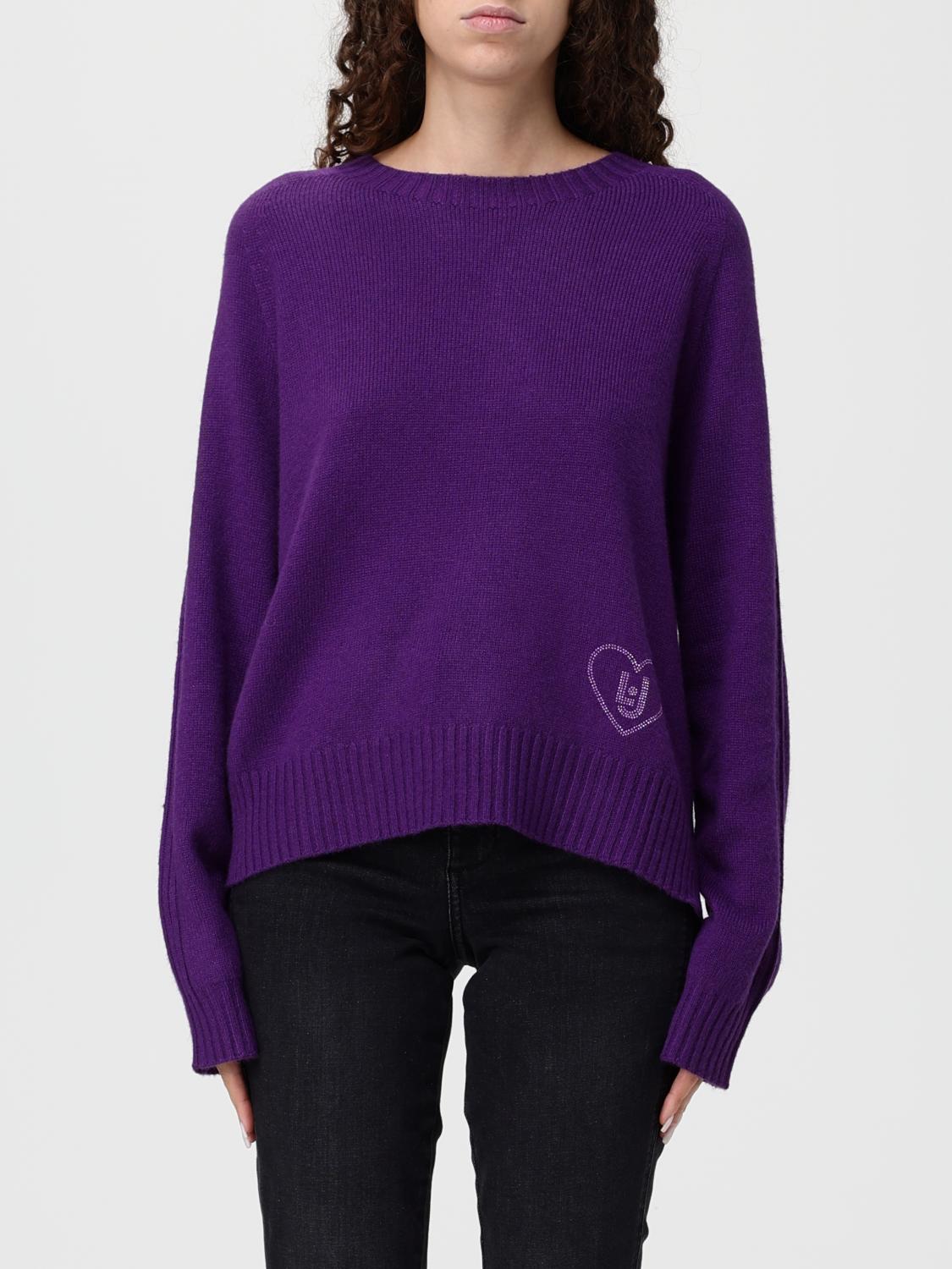 Liu •jo Sweatshirt Liu Jo Woman Color Violet In Purple