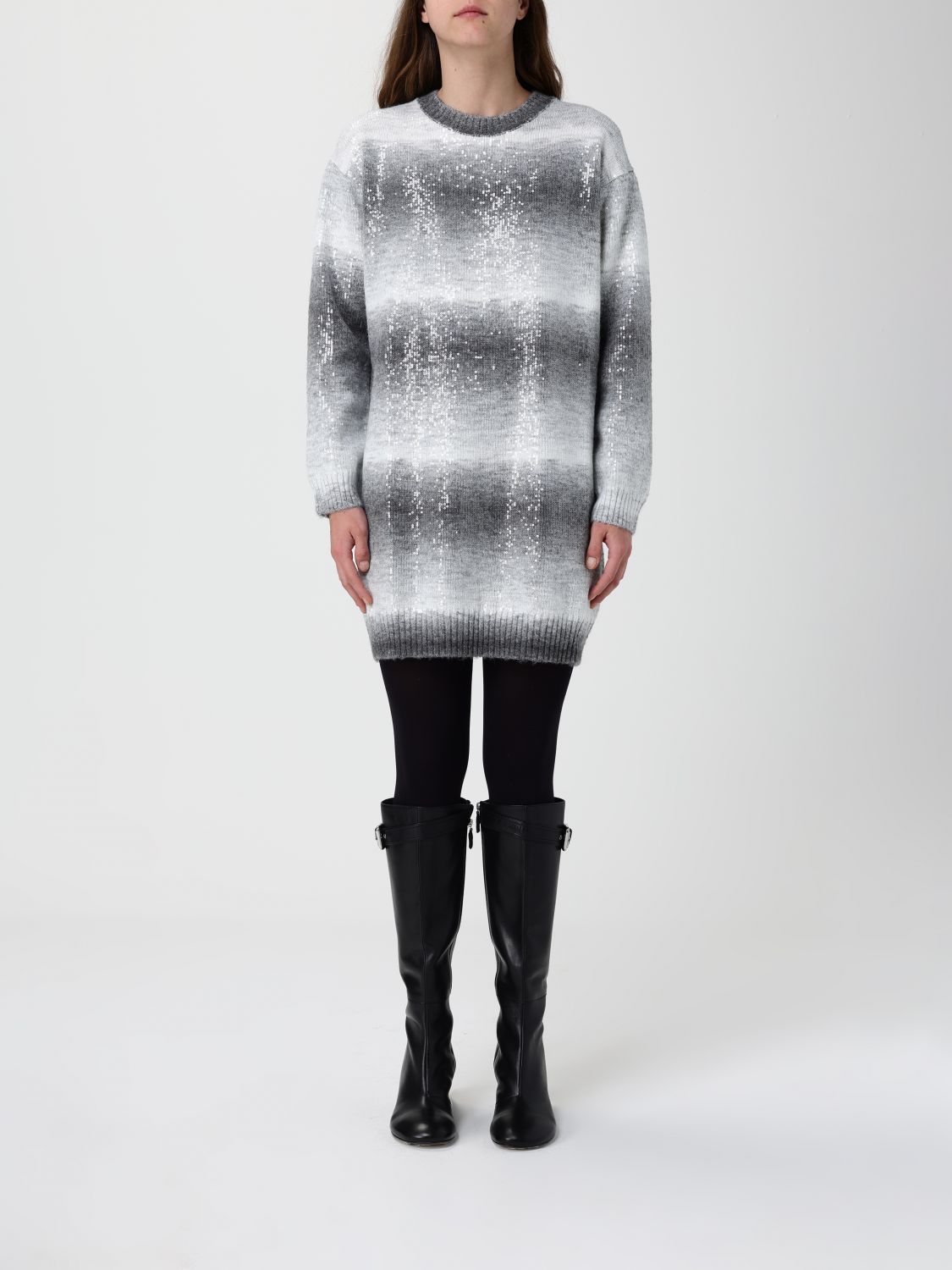Liu •jo Dress Liu Jo Woman Color Grey In Gray