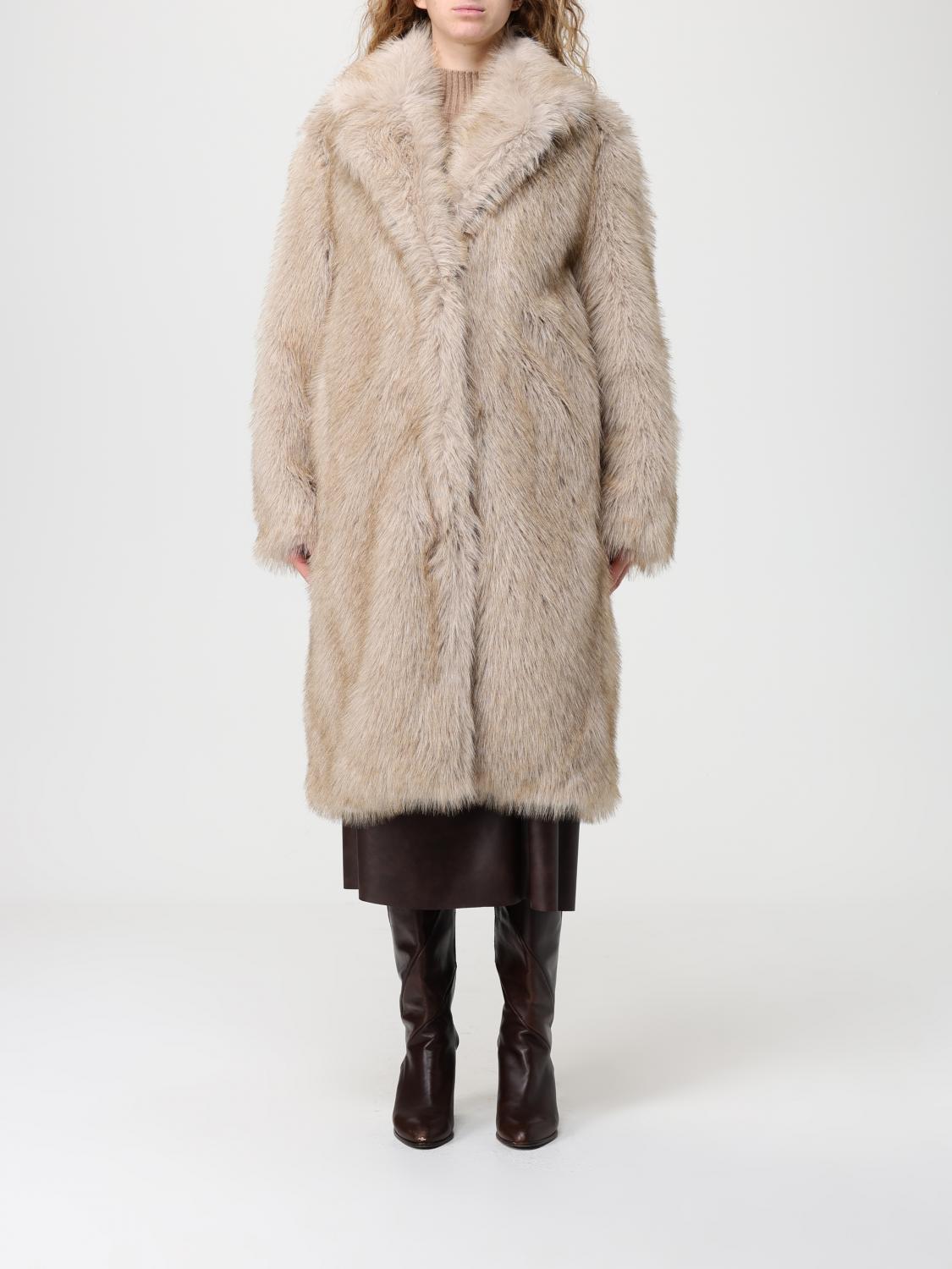 Liu Jo Γυναικών Honey Fur Coat Woman Color