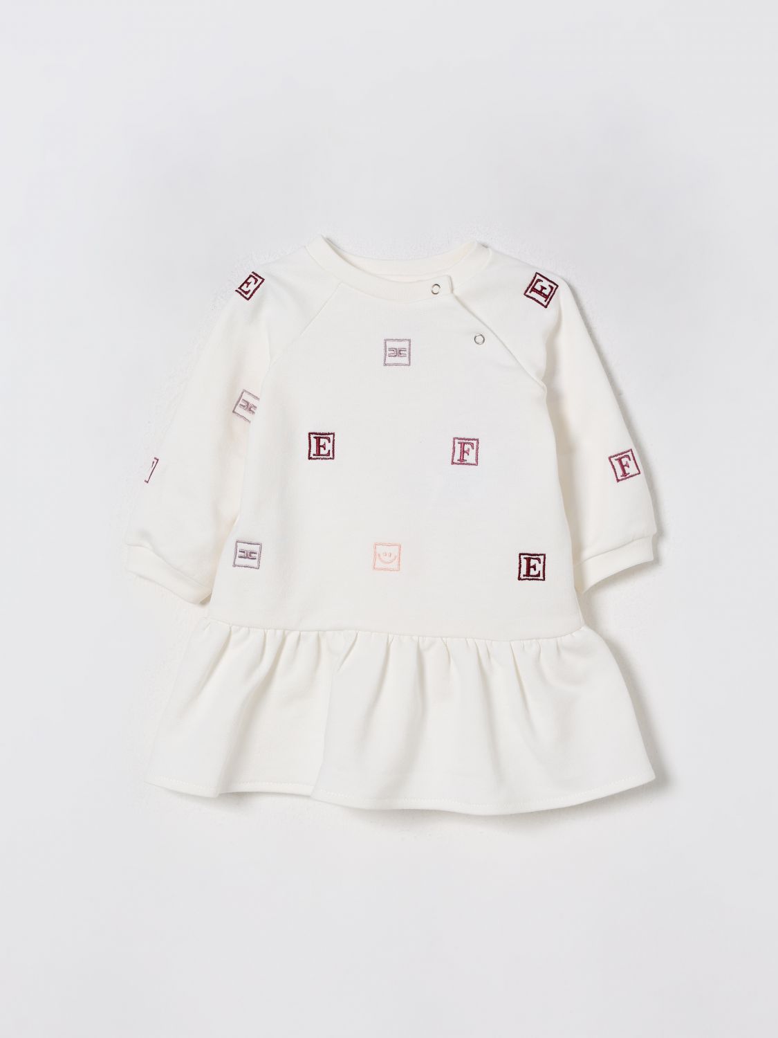 Elisabetta Franchi La Mia Bambina Suit Kids Color Yellow Cream In Neutral