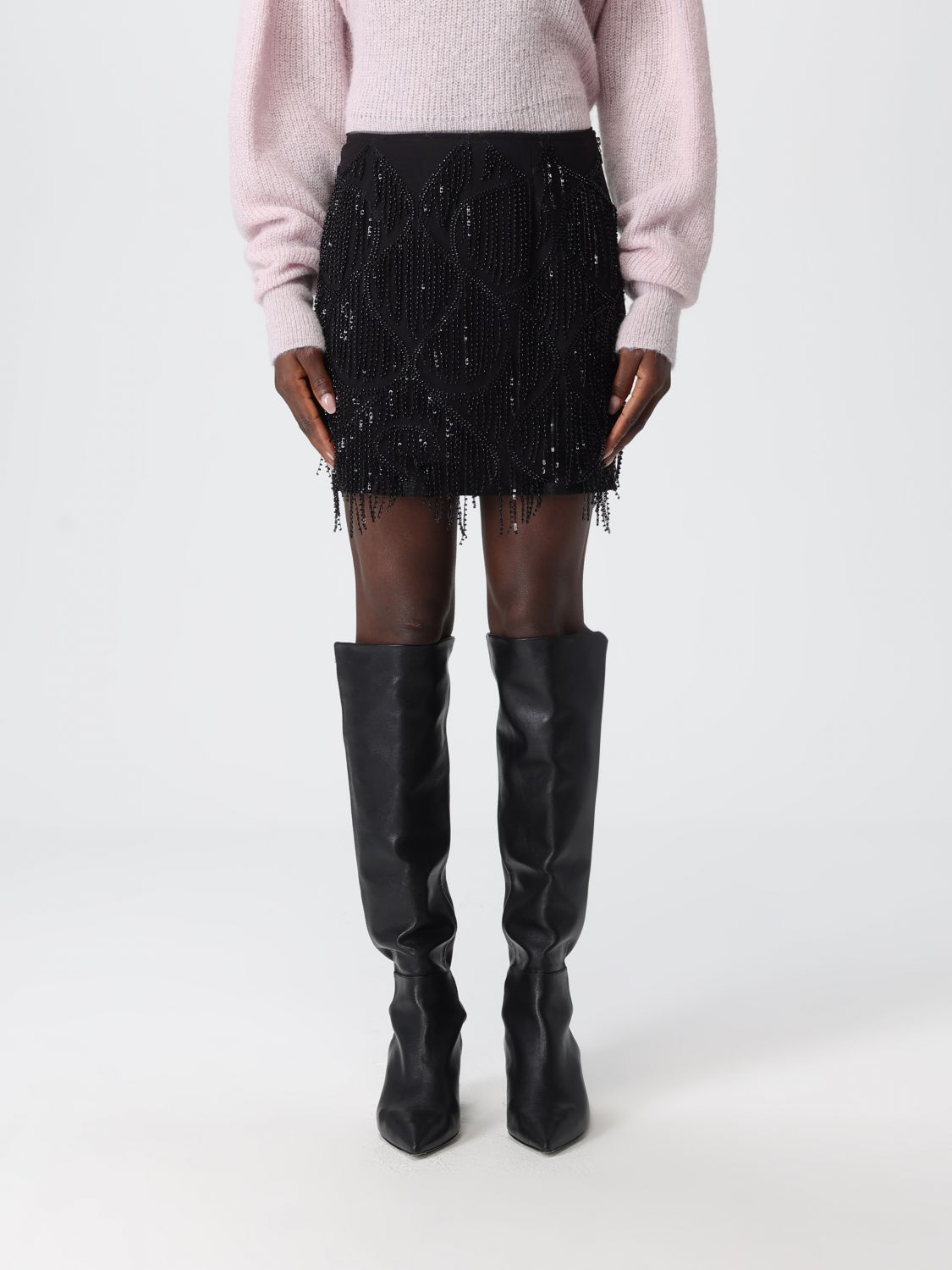 Rotate Birger Christensen Skirt Rotate Woman Color Black In Black