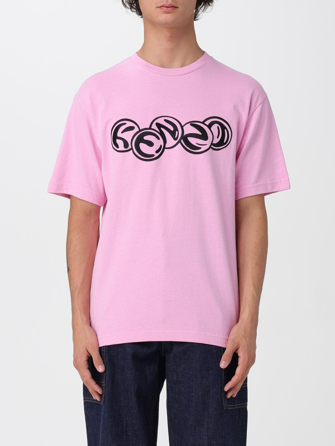 Kenzo T-shirt Men Color Pink In Pink