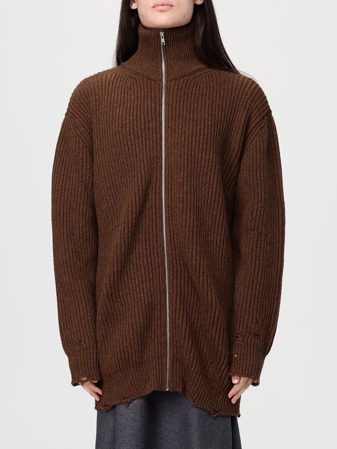 Mm6 Maison Margiela Sweatshirt  Woman Color Brown In Brown