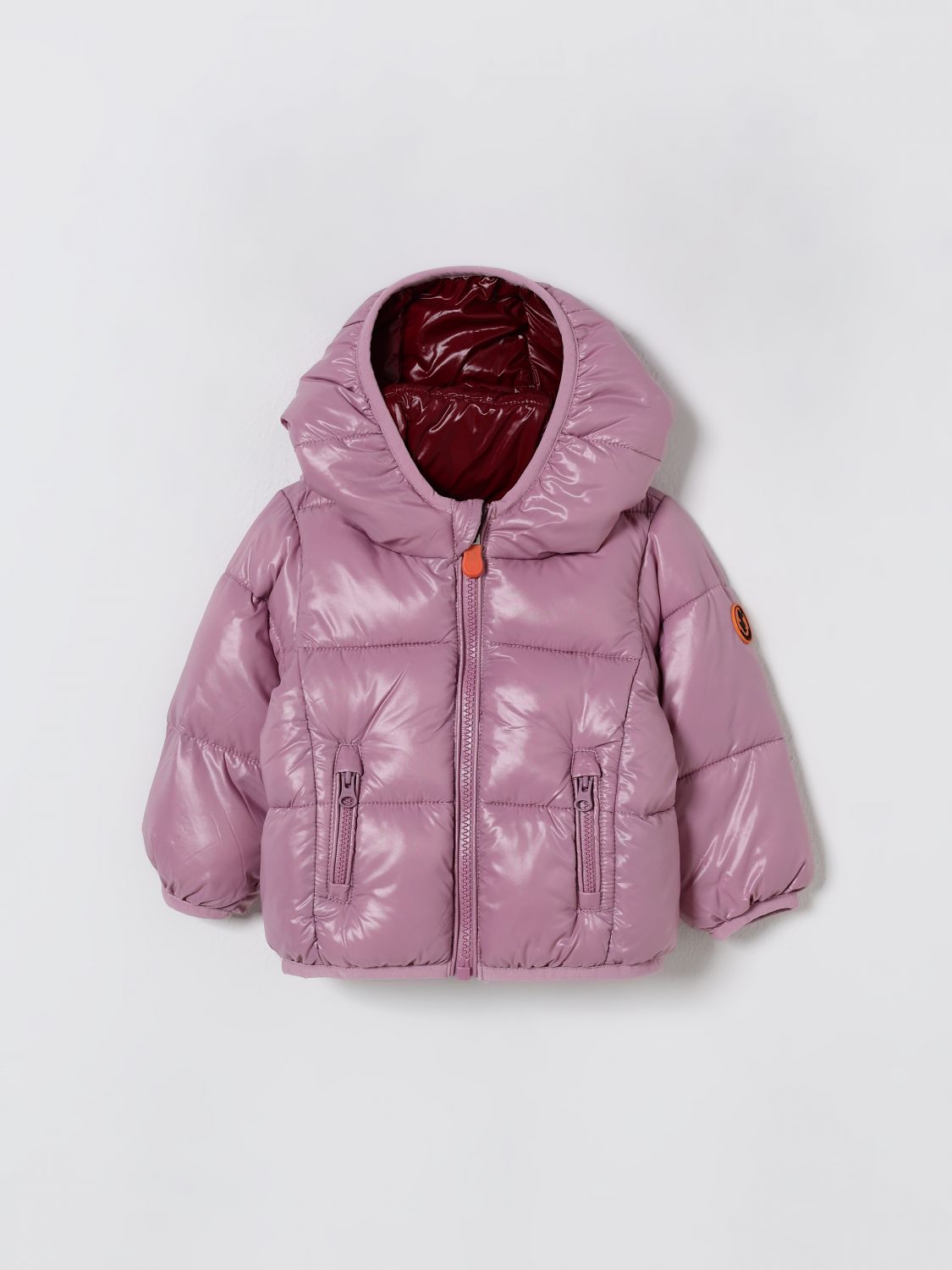 Save The Duck Jacket Kids Color Orchid In Purple