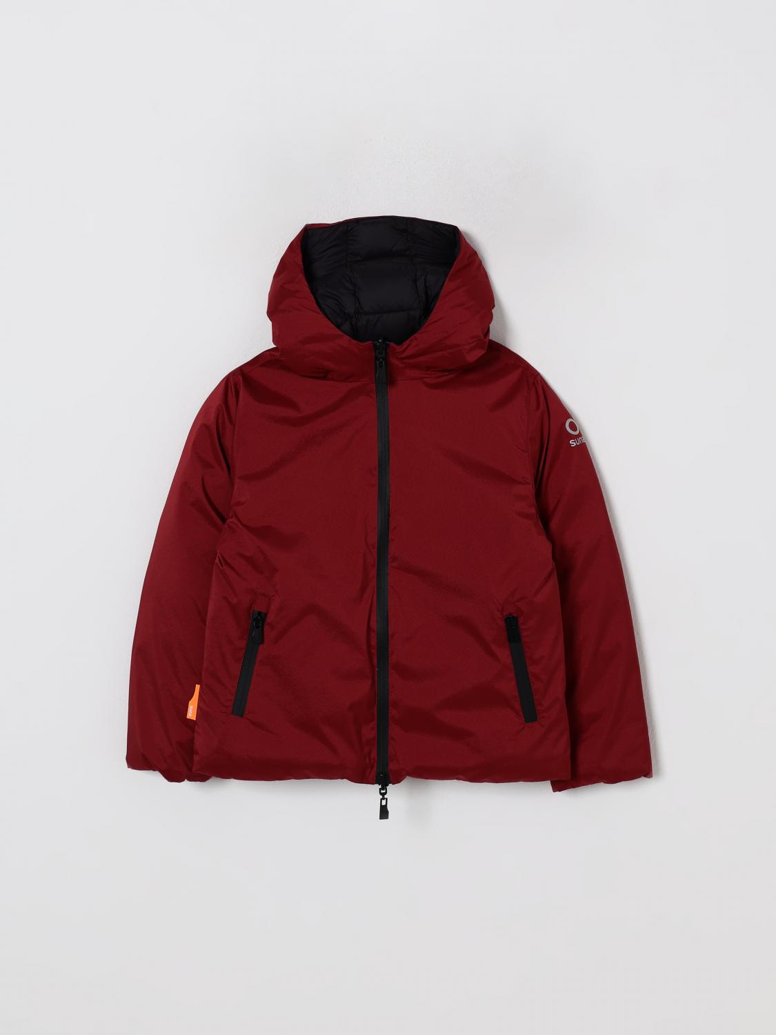 Suns Boards Jacket Kids Color Burgundy In Red