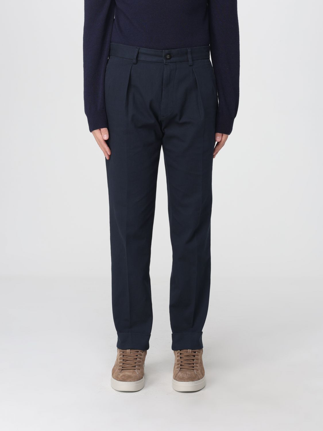 Incotex Pants Men Color Blue In Blue