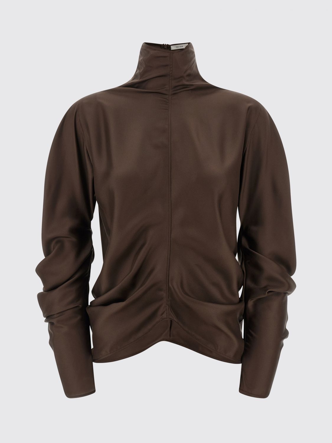 The Row Top Woman Color Brown In Brown