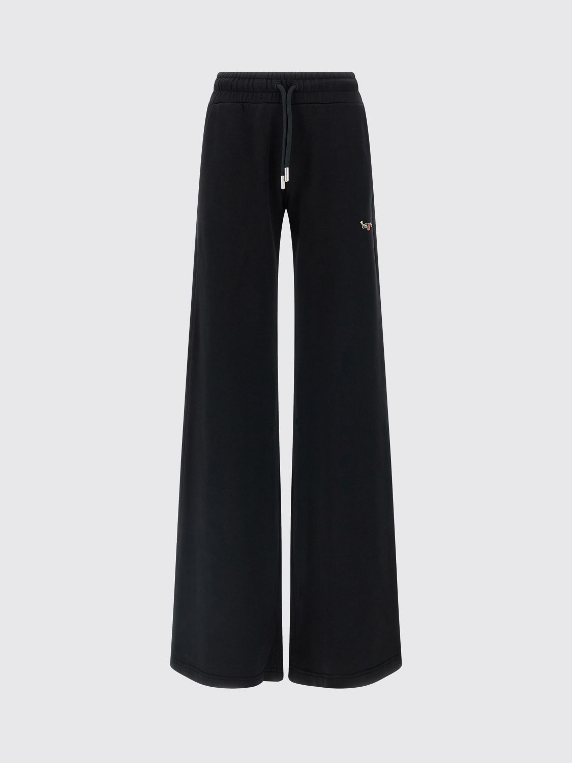 Off-white Trousers In Black