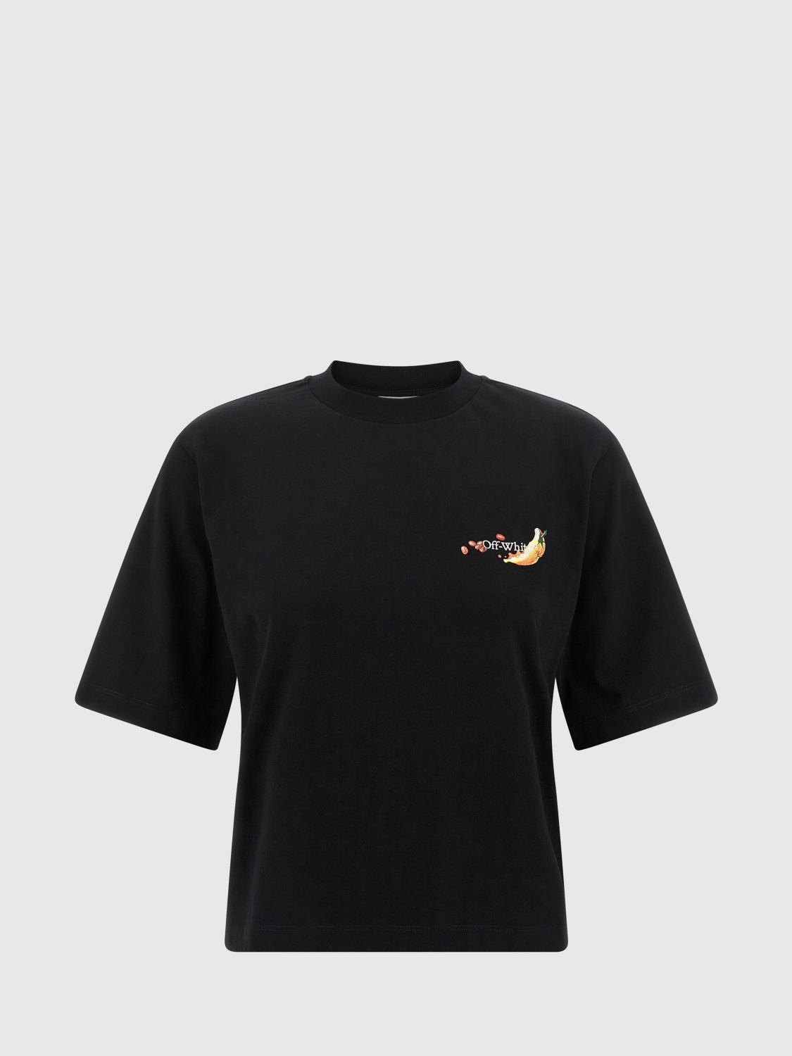 Off-white T-shirt Woman Color Black In Black