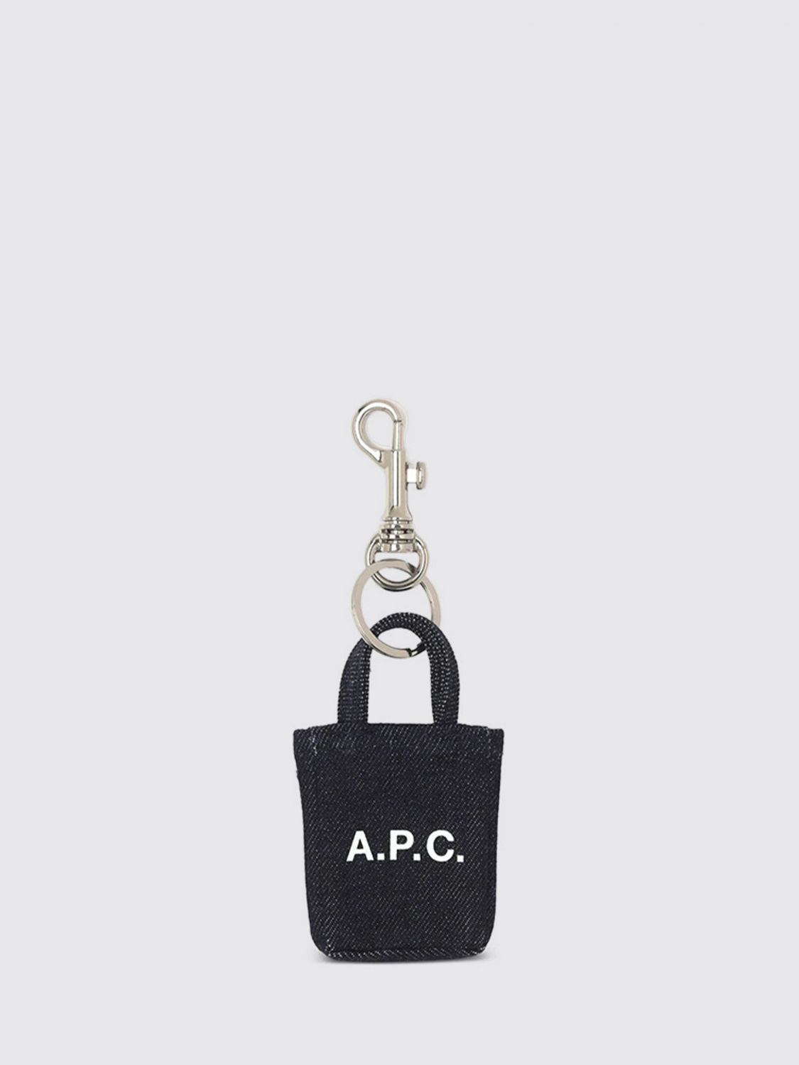 Apc Keyring A. P.c. Men Color Indigo In Black
