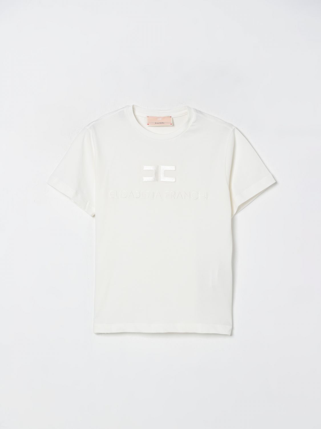 Elisabetta Franchi La Mia Bambina T-shirt Kids Color Ivory In White