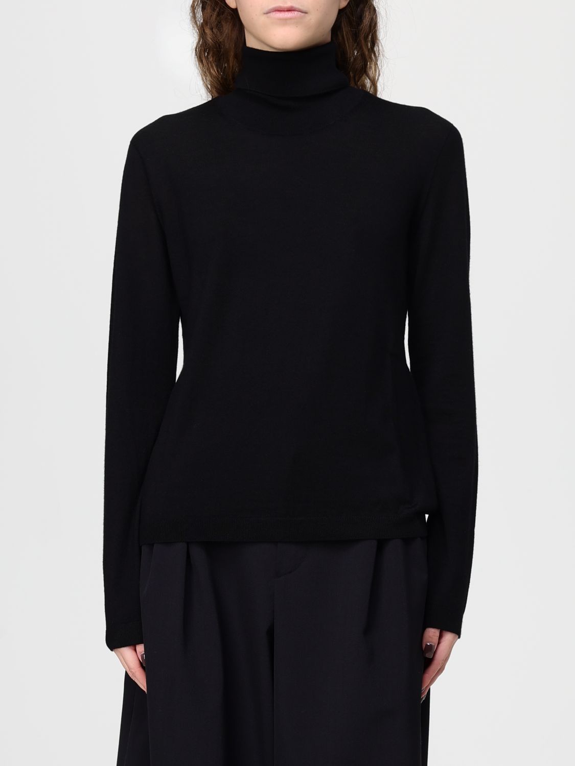 Mm Max Mara Sweater  Woman Color Black In Black