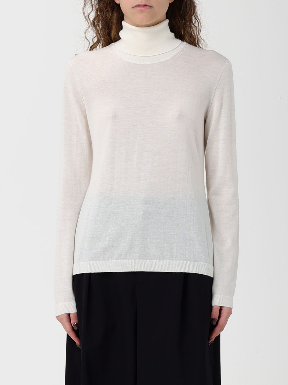 Mm Max Mara Sweater  Woman Color Ivory In White