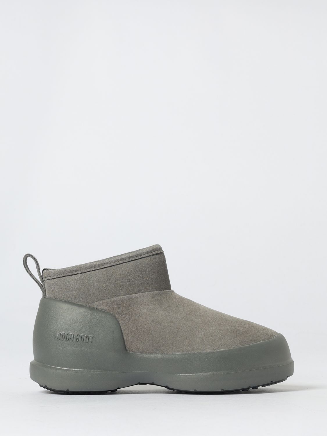 Moon Boot Flat Ankle Boot  Woman Color Grey In Gray