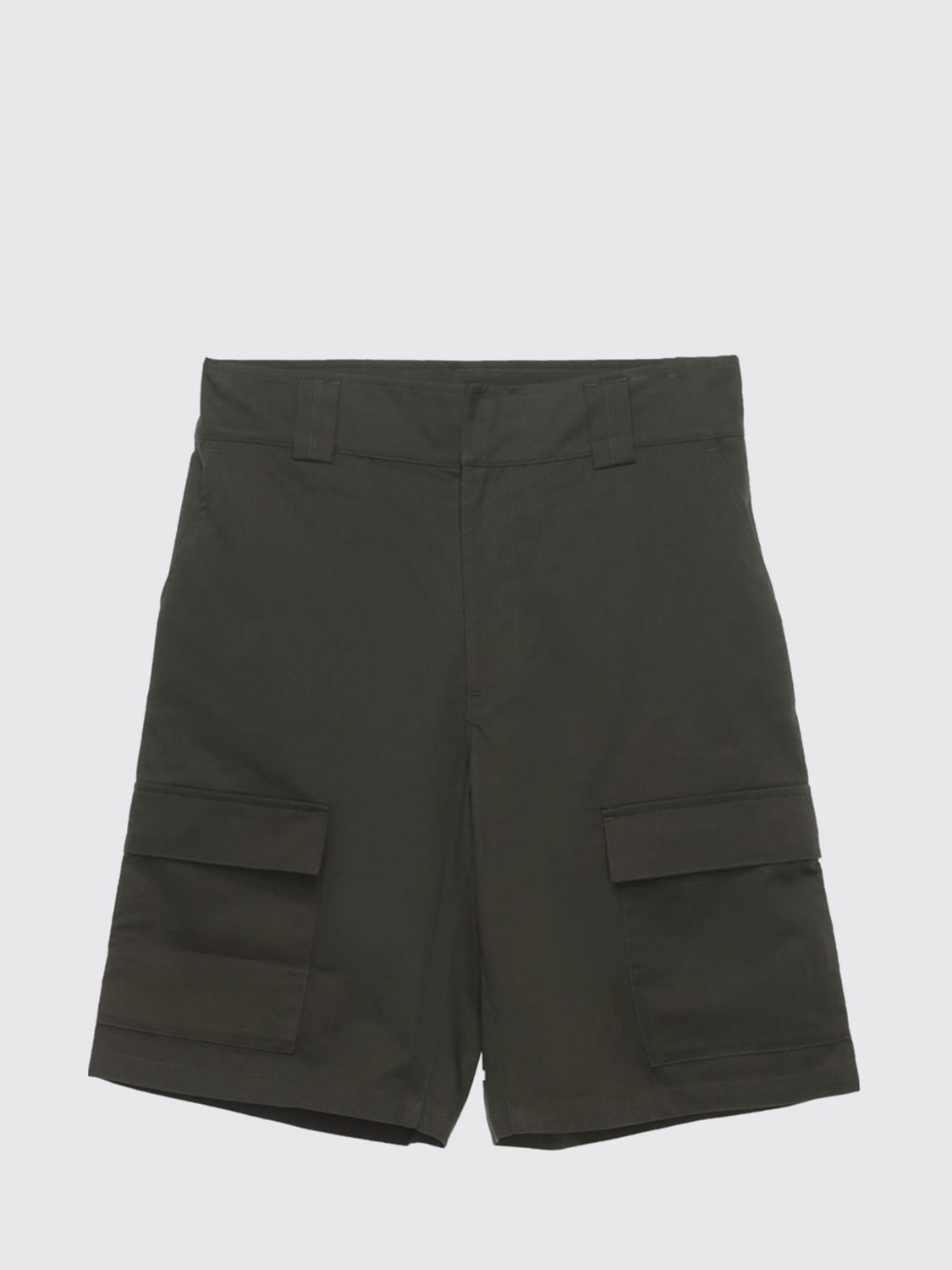 Gr10k Folded Belt Shorts Soil In Green