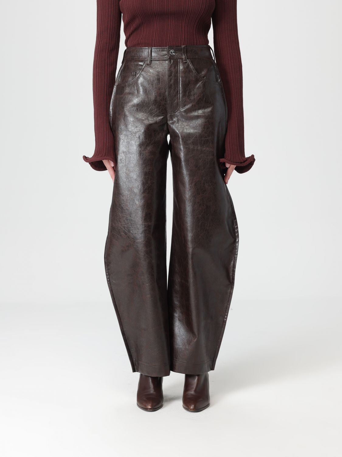 Pants SÉFR Woman color Dark