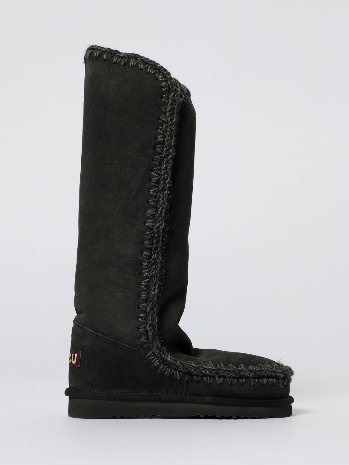Mou Flat Ankle Boot  Woman Color Black In Black
