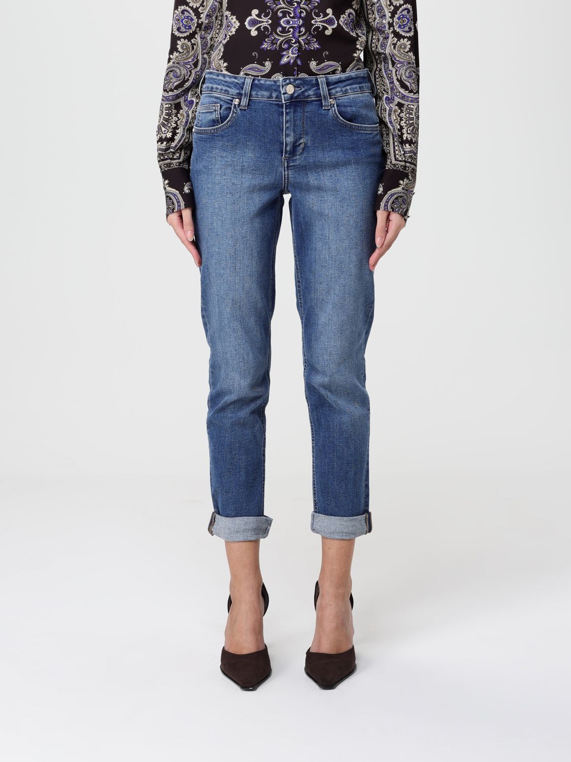 Liu •jo Jeans Liu Jo Woman Color Denim In Blue