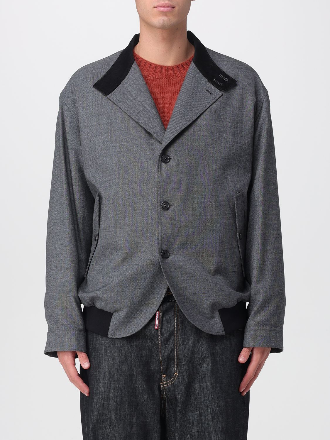 Jacket DSQUARED2 Men color Grey