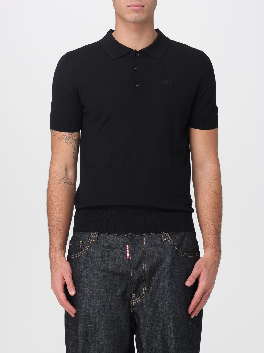 Polo Shirt DSQUARED2 Men color Black
