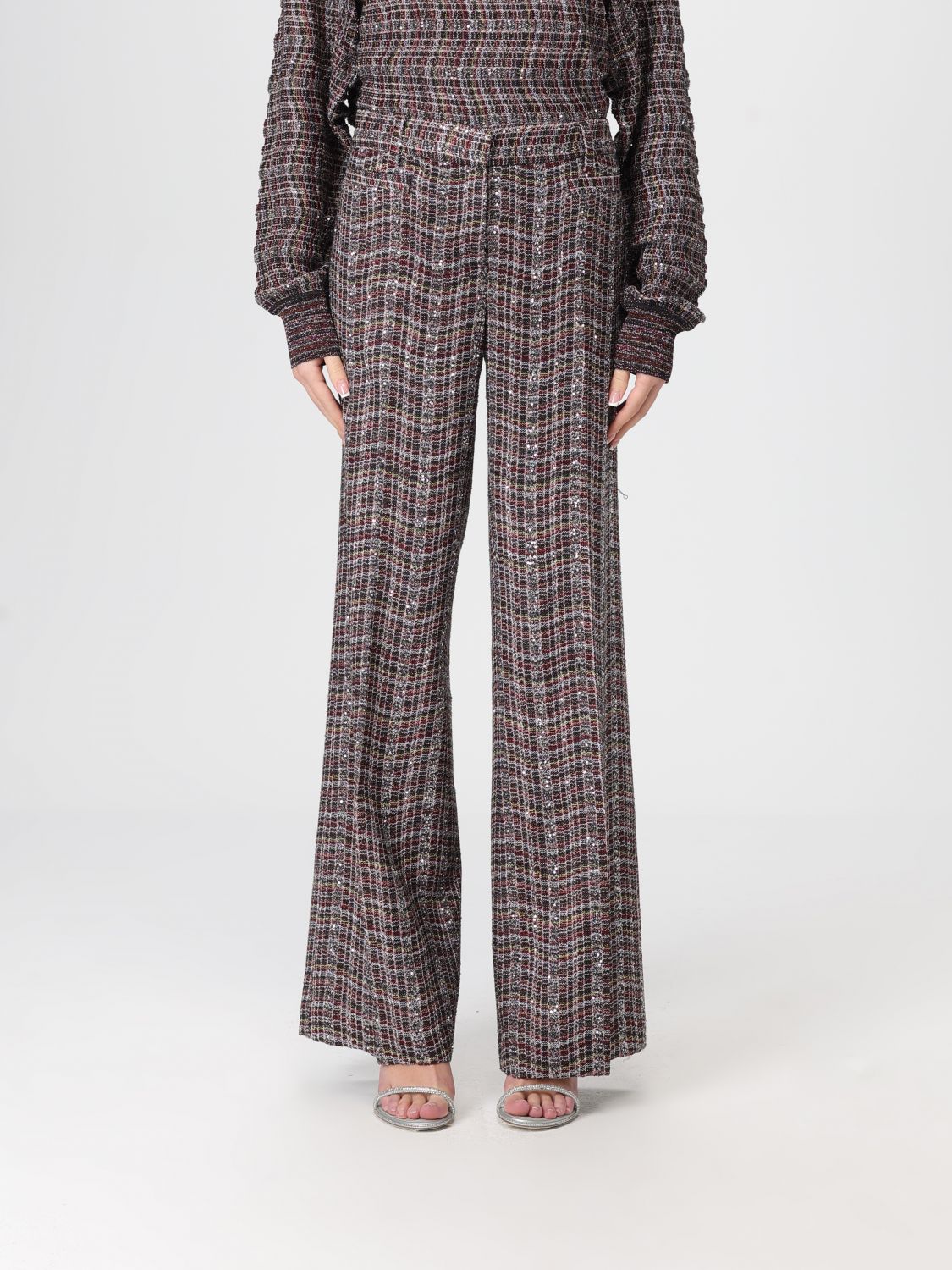 Missoni Pants  Woman Color Brown In Blue