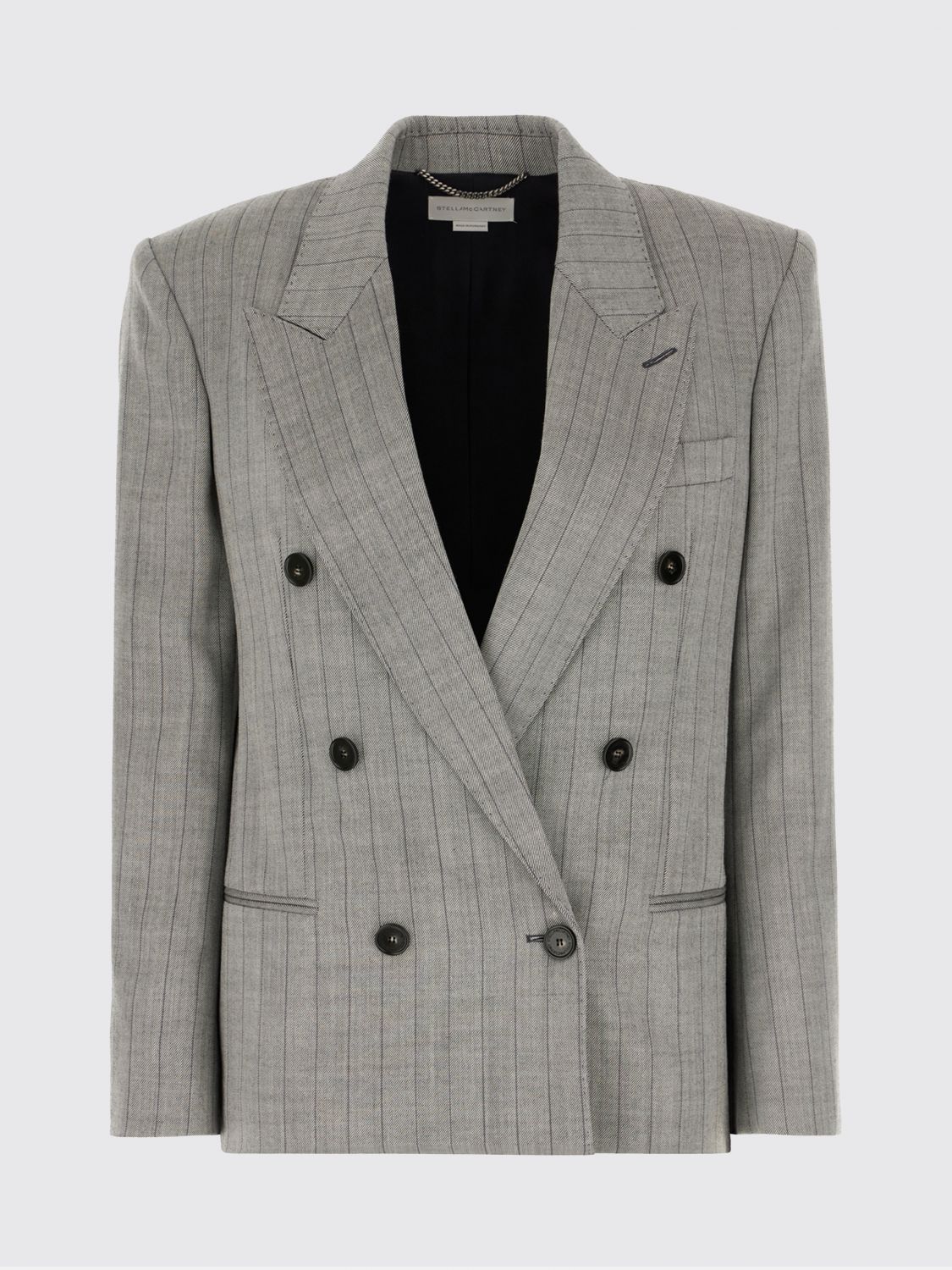 Stella Mccartney Blazer  Woman Color Grey In Neutral