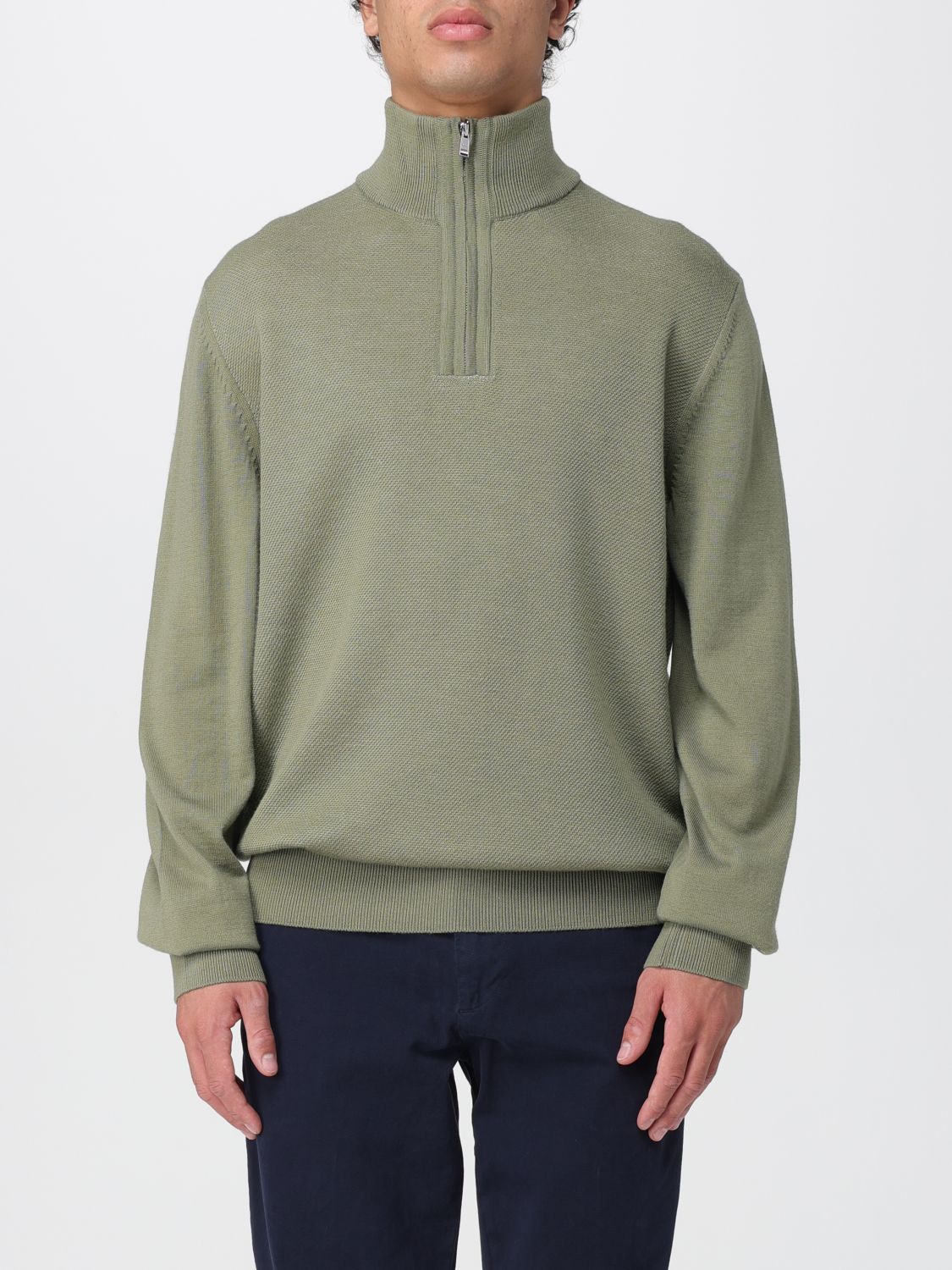Hugo Boss Sweater Boss Men Color Green