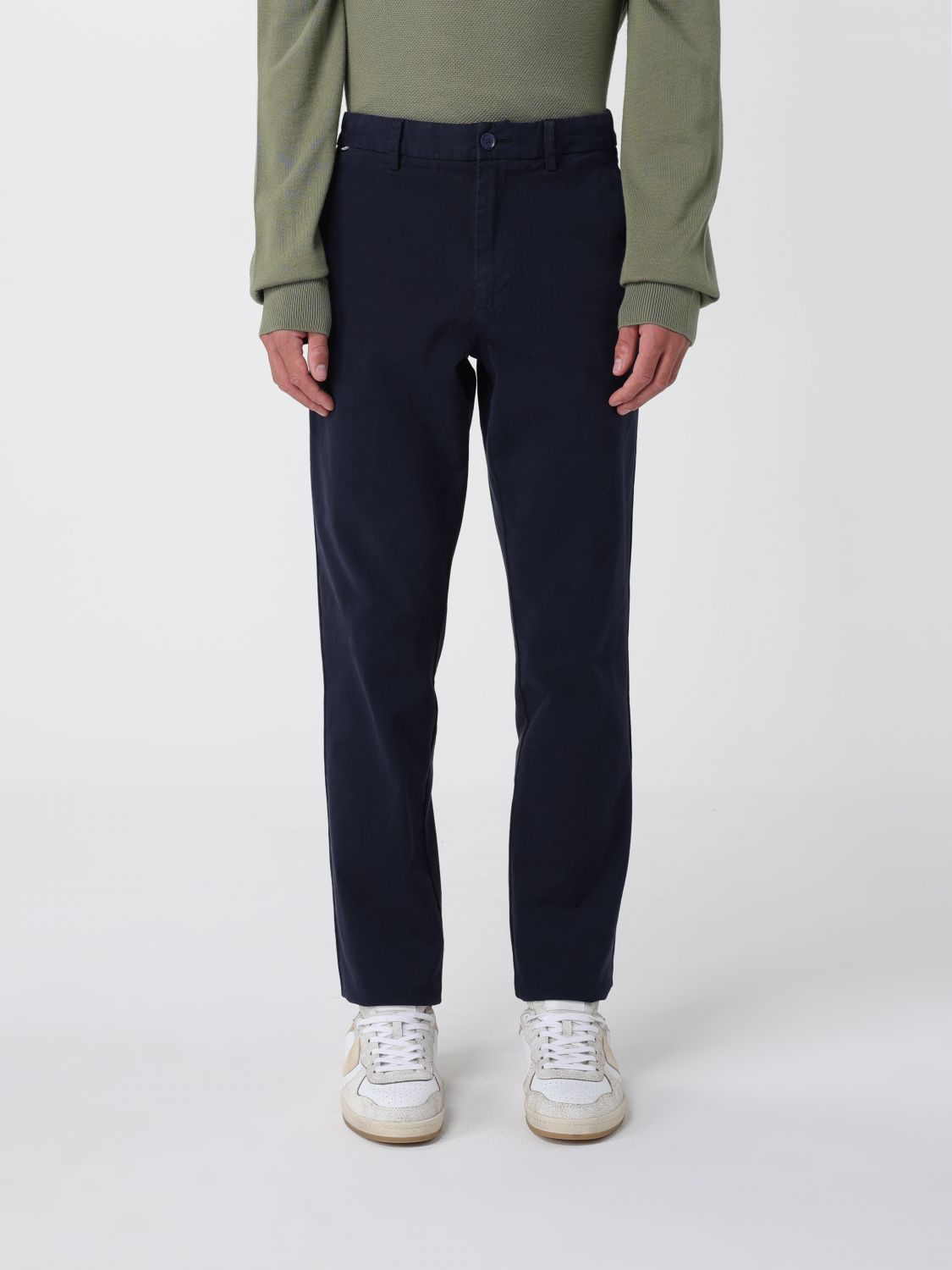 Hugo Boss Pants Boss Men Color Blue