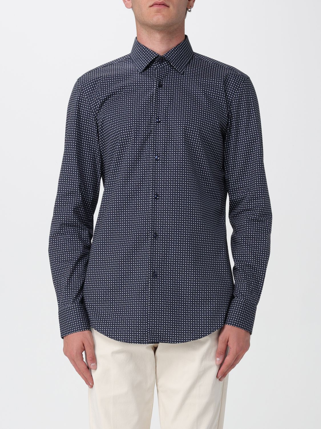 Hugo Boss Shirt Boss Men Color Blue