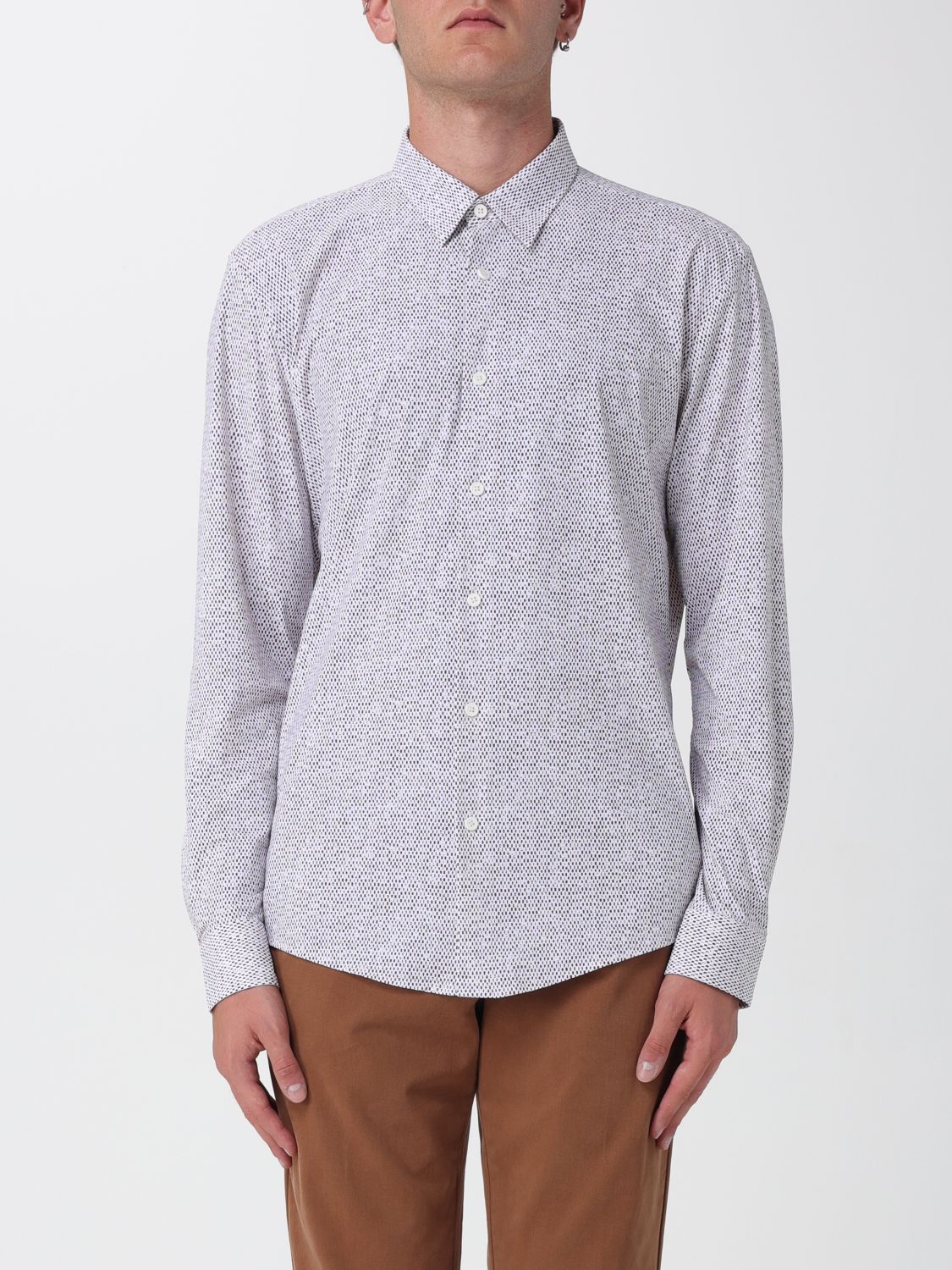 Hugo Boss Shirt Boss Men Color Brown In Brown