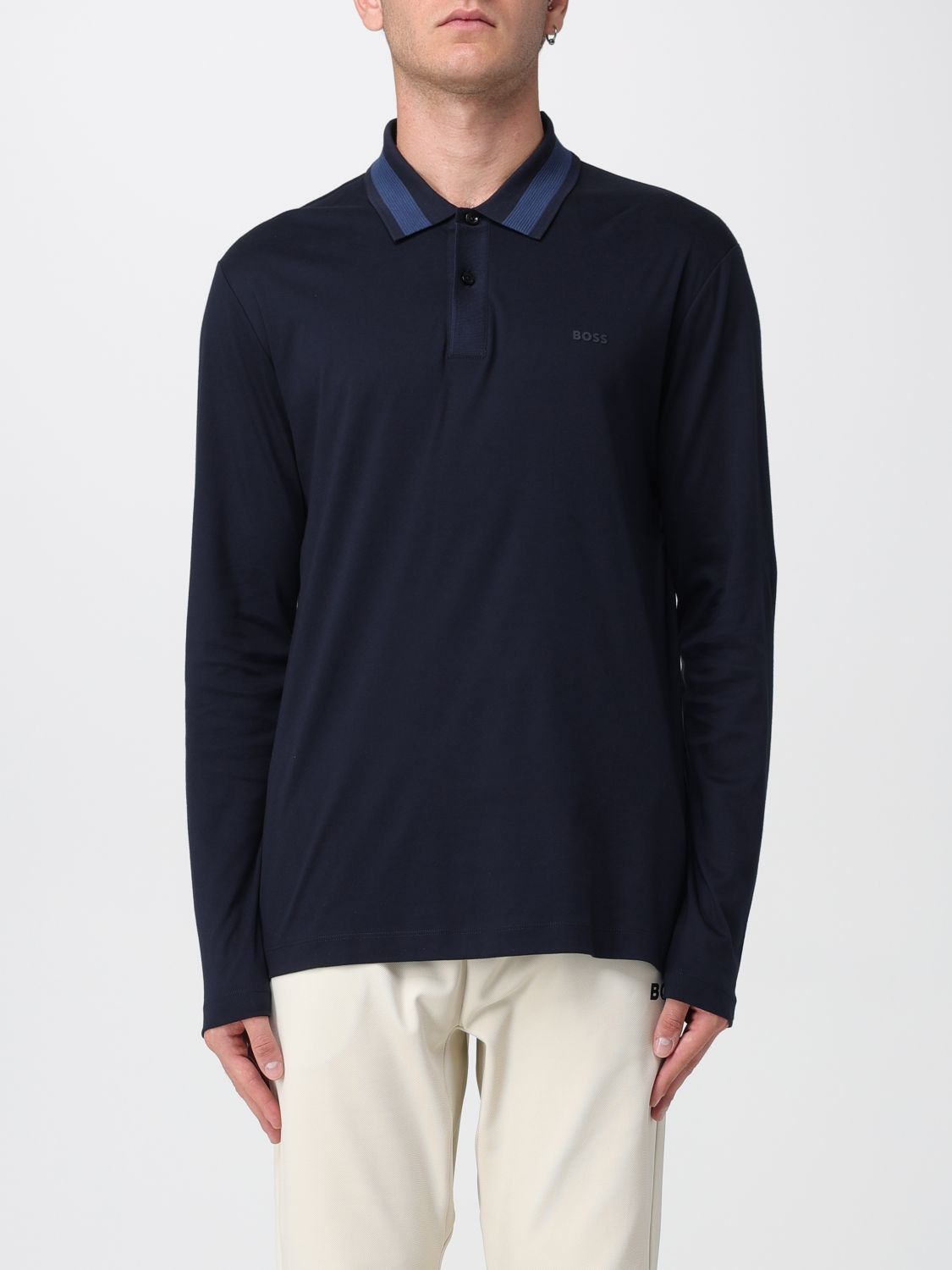 Hugo Boss Polo Shirt Boss Men Color Blue